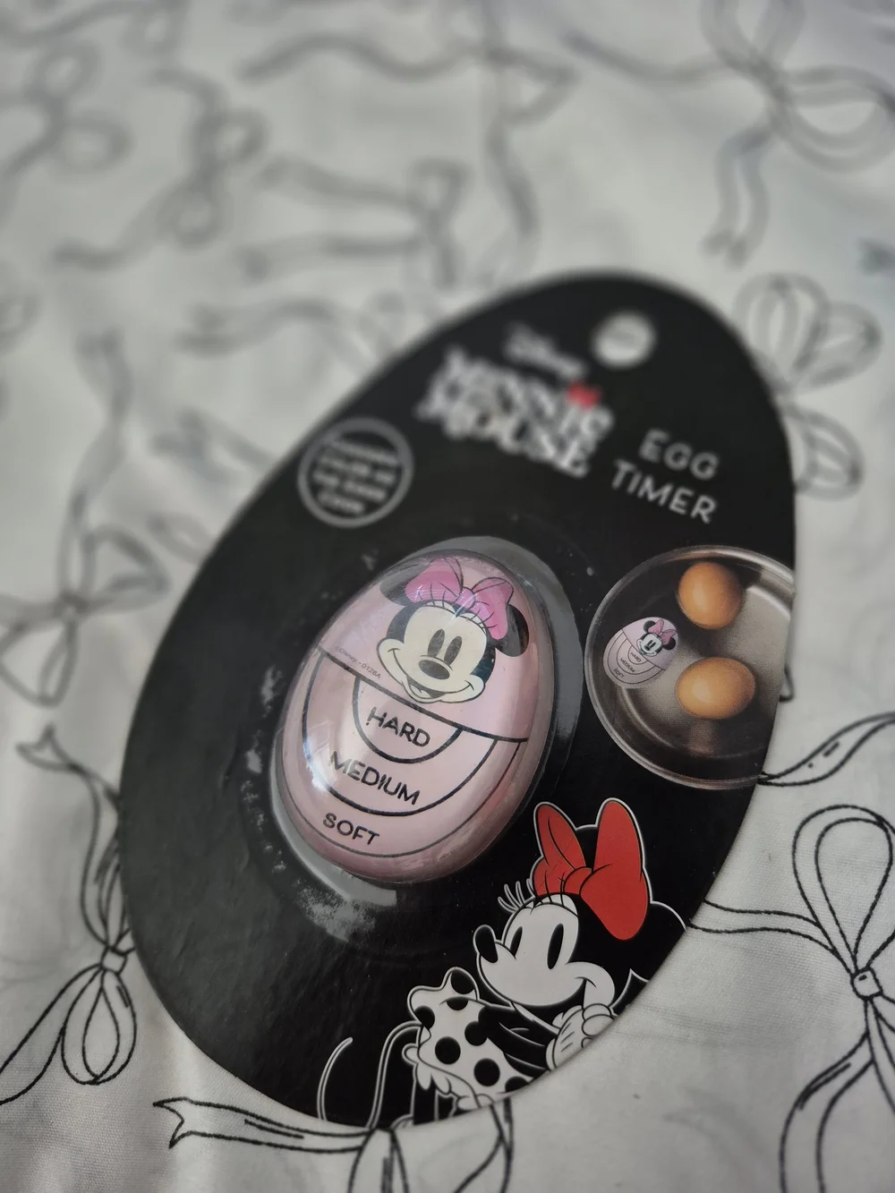Disney Minnie Mouse Egg Timer ☆ Brand New Kitchen Helper Tools Easy  Meal Ready